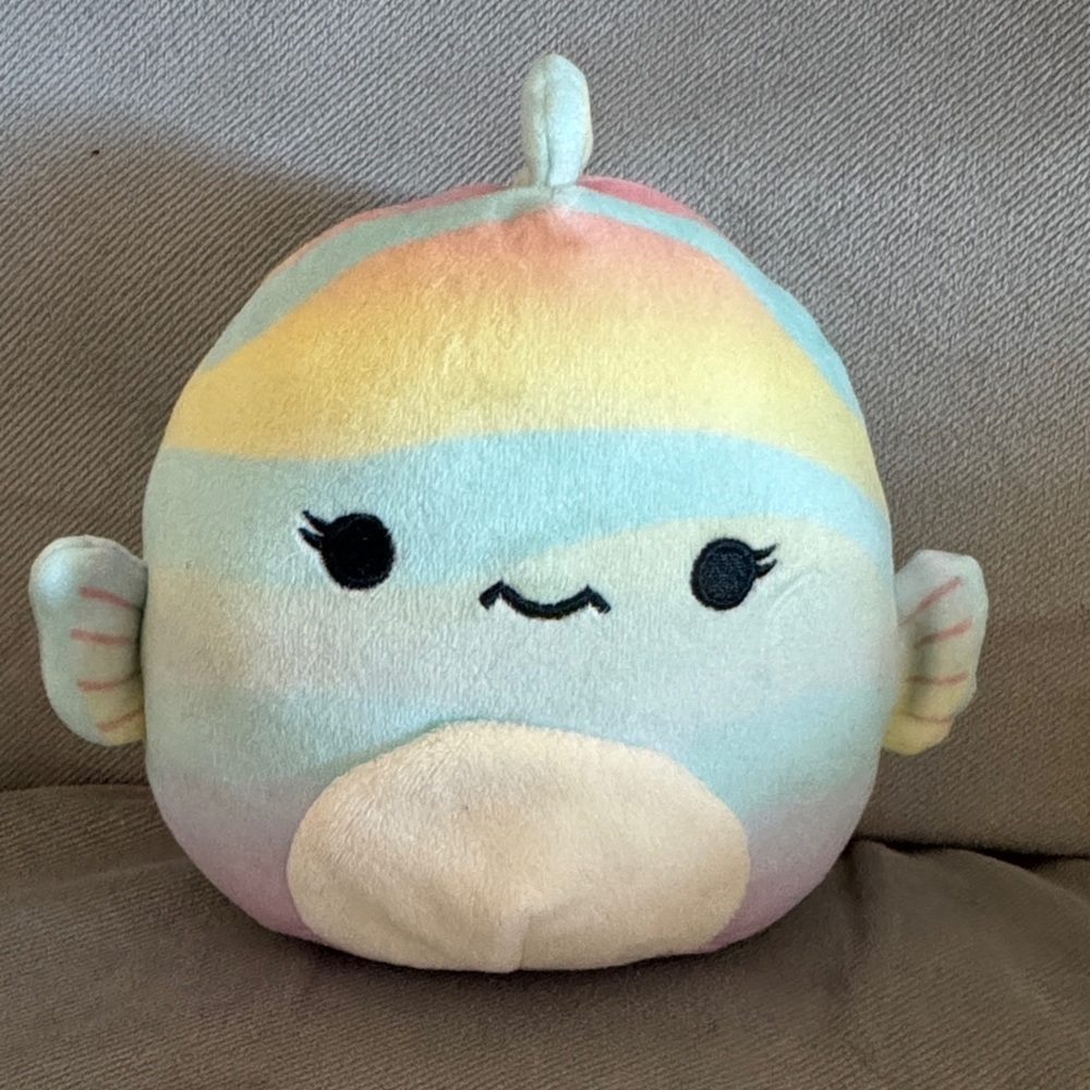 Squishmallow 5” Fabiola Rainbow Plush Toy